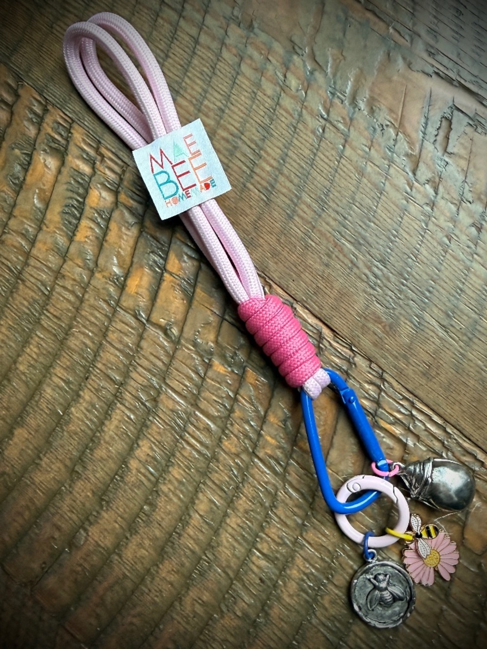 Fob by MaeBee, lanyard, wristlet, keyring, accessory, paracord bag charm